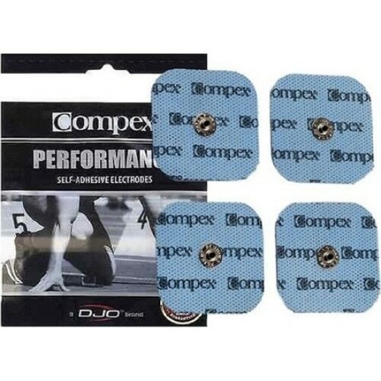 Compex Performance 5 x 10 cm 5 x 5 cm  Çıtçıtlı Elektrot