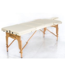 Restpro Classic 3 Krem Renk Katlanabilir Masaj Masası Restpro Classic 3 Krem Renk Katlanabilir Masaj Masası