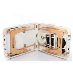 Restpro Vip 3 Krem Renk Katlanabilir Masaj Masası Restpro Vip 3 Krem Renk Katlanabilir Masaj Masası