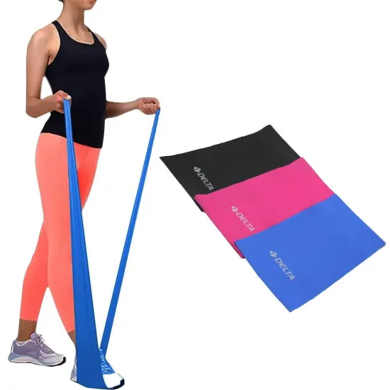 120 Cm 3'lü Pilates Band Set